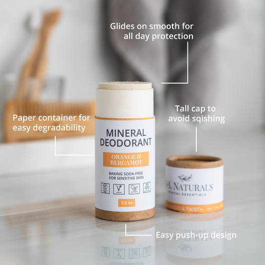 Mineral (Baking Soda-Free) Deodorant — Travel Size